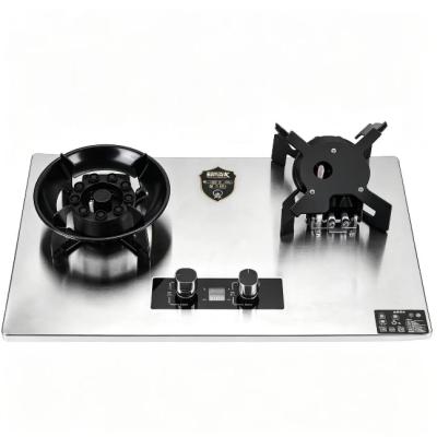 Customized Panel Printing 2 Burner Glass Top Ceramic Stove Top OEM ODM