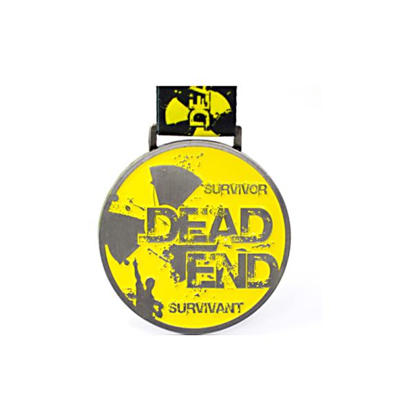 Enamel Marathon Metal Award Medals Injection Logo Pantone Colors Printing