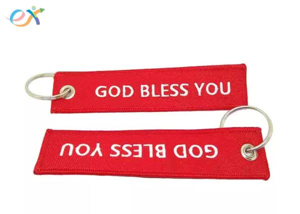Tag Before Flight Embroidery Keychain For Bag Luggage Logo Motorcycle Key Chain