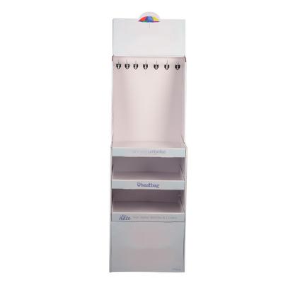 Umbrella Corrugated Display Boxes Carton Cardboard Floor Display Stands