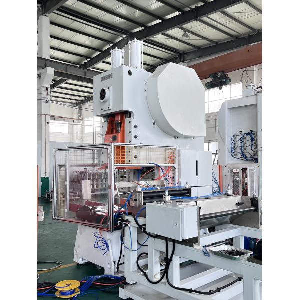 Mitsubishi Servo Motor Alimentado de aluminio de papel plástico contenedor de alimentos haciendo máquina fácil de usar