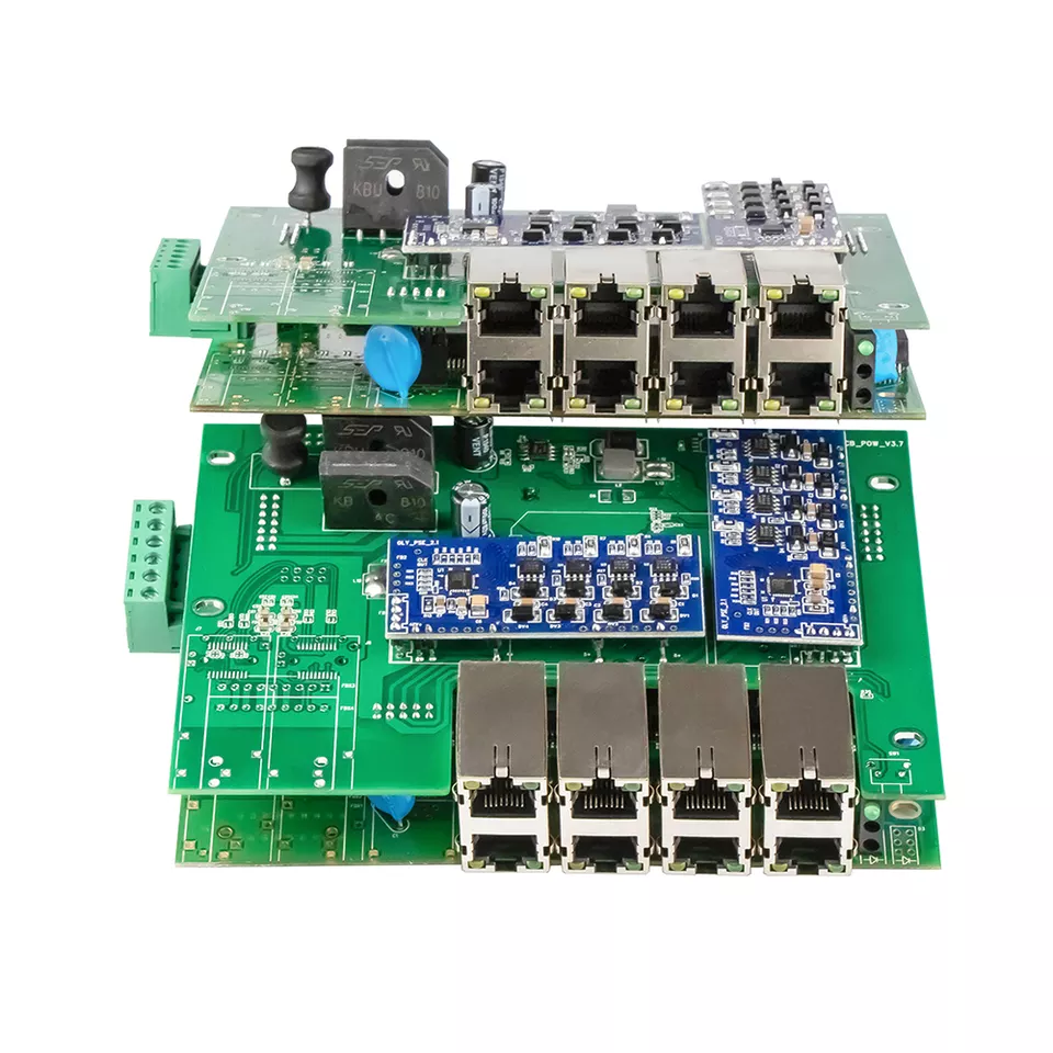 Гигабит 8 портов промышленный умный управляемый Ethernet переключатель SNMP CLI управляемый DC12V