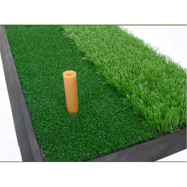 Dual grass golf swing mat chipping pad mat indoor golf practice mat pad dual-use