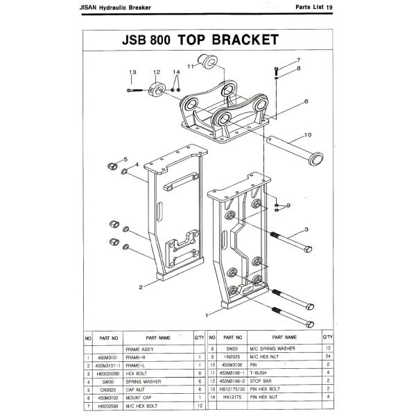 Инструменты молотка гидравлического Джек машины выключателя утеса молотка EDT450 для экскаватора JOHN DEERE Backhoe
