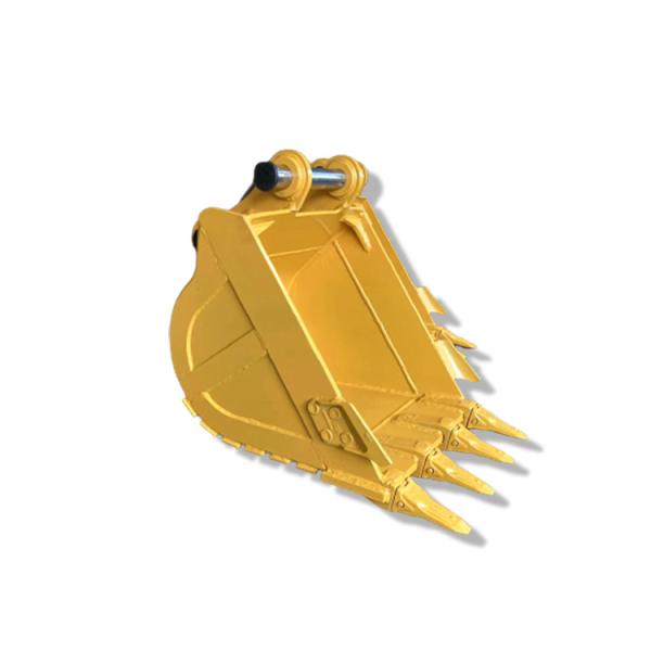 KOMATSU PC200 PC220 Excavator Rock Bucket Durable With Five Teeth