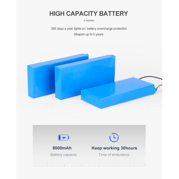 Aluminum Landscape Outdoor Garden Solar Light Light Control 3000k 6000k For Gate Pillar