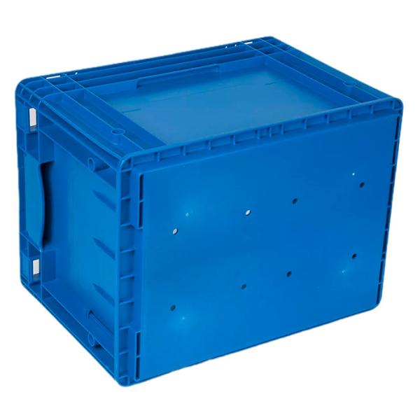 VDA Container Stackable Plastic Logistics Automotive Bin 11.8L Volume For Industrial Plastic Storage