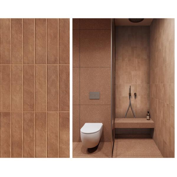 400x800mm Acid-Resistant Ceramic Floor Tile AAA Grade Clay