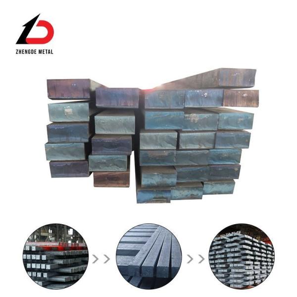 Barre rectangulaire à haute teneur en carbone Barre carrée en acier légère Barre carrée en acier massif en acier au carbone Barre carrée en acier à billet A36, Q235, Q345, Prix du billet A572