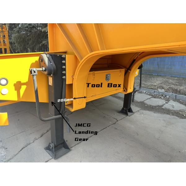 CIMC 3 Axle Low Bed Truck 60 Ton Low Loader Semi Trailer for Sale