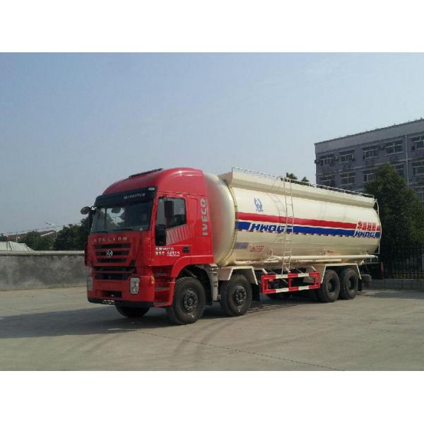Semi Bulk Cement Tank With Air Compressor High Strength Steel Material