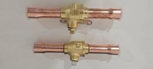-10˚C To 100˚C Polish Brass Refrigerated Welded Ball Valve PTFE