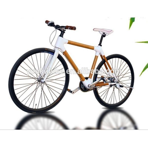 26" Fixed Gear Aluminum Bamboo Mountain Bike