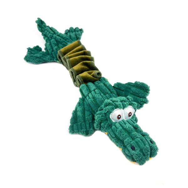 Large Crocodile Plush Squeaky Dog Toy – Tough Chew, Tug Of War & Interactive Play