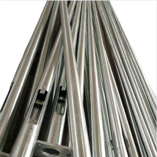 15ft 20ft 25ft 30ft 35ft Hot Dip Galvanized Polvos de iluminación de acero redondo