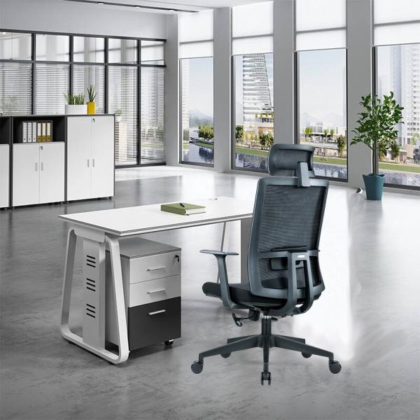 360 Degree Revolving Iron Mesh Ergonomic Office Executive Chair with Adjustable Height