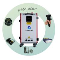 Máquina de limpeza a laser de movimentação fácil Máquina de remoção de ferrugem a laser com estojo de carrinho