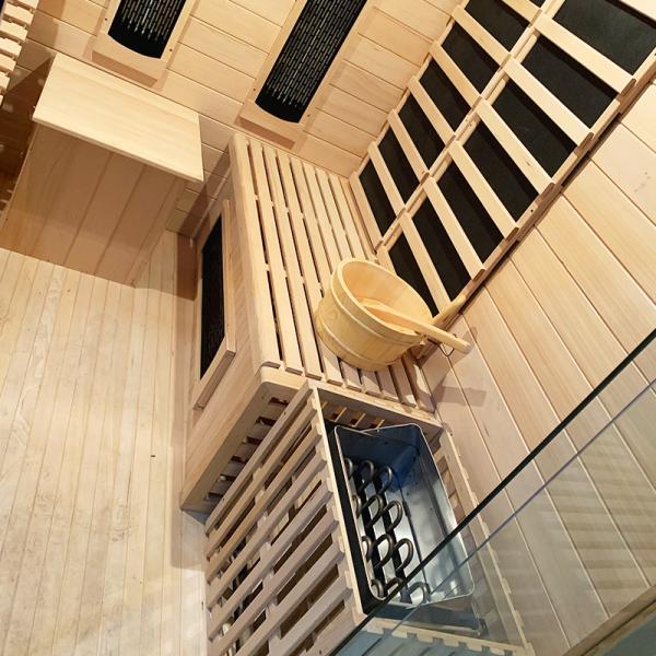 Traditional Style Traditional Steam Sauna Room Steamer Indoor Wooden Infrared Dry Sauna Room Traditional Sauna With Heater