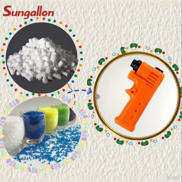 Fabrique Sungallon Granules de caoutchouc thermoplastique TPE directe Matériau de première qualité pour la fabrication des produits de première nécessité