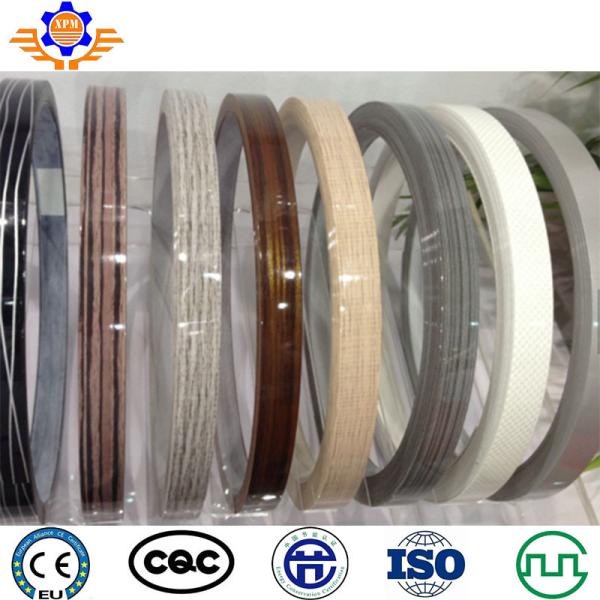linhas de processamento plásticas da tira do selo da extrusão da fita da borda da máquina do ajustador de borda do PVC de 9mm a de 50mm