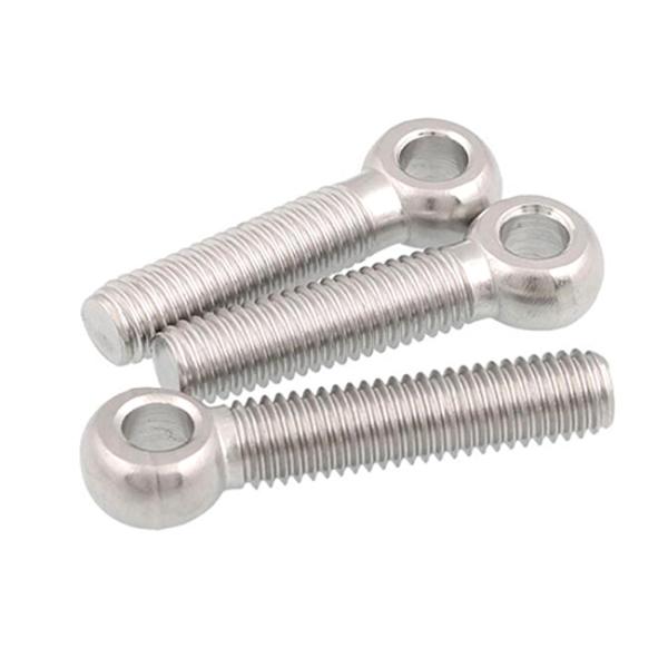 SS304 Eye Bolt with Hole Connection Bolt DIN444 Round Head Eye Screw