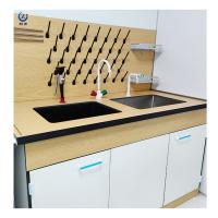 Banco de laboratório resistente a produtos químicos comprimento 750 mm com mesa de resina fenólica