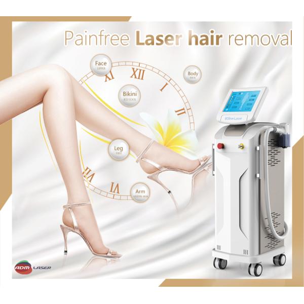 10 Bars 2500W 120J/Cm2 Laser Hair Removal Equipment