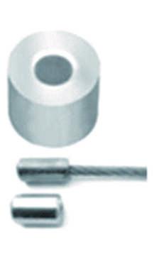 US Type Wire Rope Clip Clamp  Eight Type Aluminium Press Clips Sleeves