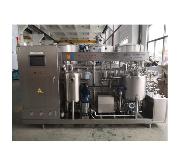 7.5 Kw UHT Tubular Sterilizing Machine for 3 Horse Milk and Tea Beverage Processing