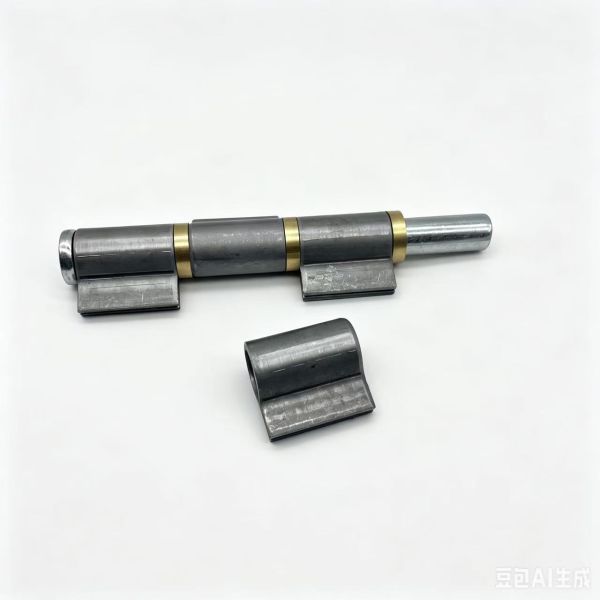 Welding hinge H26504, four pc leaves, with washer or bearing,material:iron, finishing:self color or zinc plating