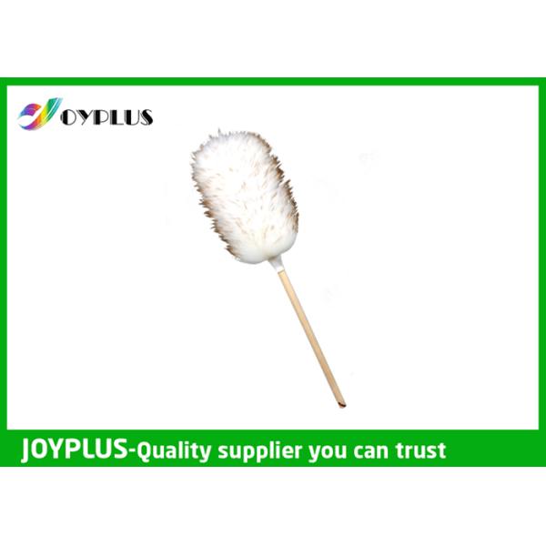 Lovely Dust Stick Duster Lambswool Floor Duster With Straight Wooden Handle