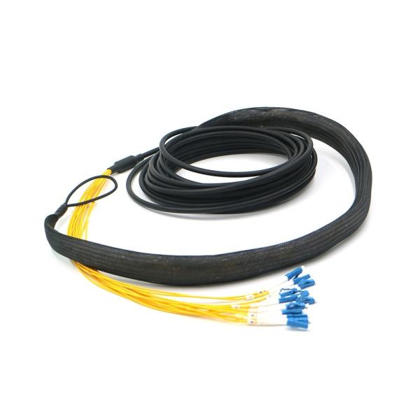 Outdoor RRU RRH FTTA CPRI Armored Cable LC Jumper 5G