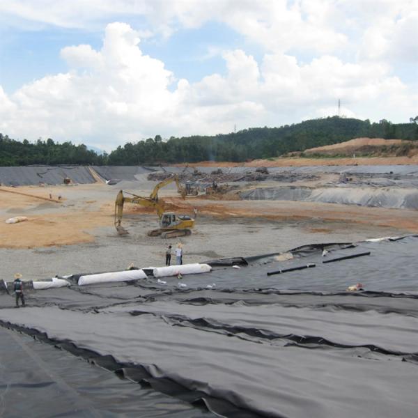 1.0mm Geomembrane 2mm Hdpe Geomembrane 20 Mil Pond Liner for Geomembranes 1m-8m Width