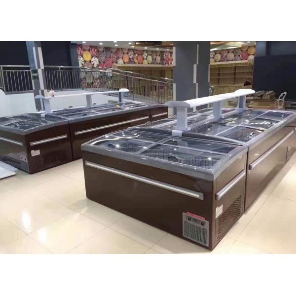 Ресторан затыкает внутри морозильник Фрост свободные/замораживатель 220В 50Хз комода двери сползая стекла