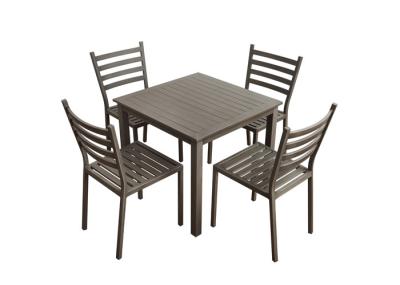 Dia 28*1.5mm Aluminum Tube Commercial Outdoor Dining Furniture