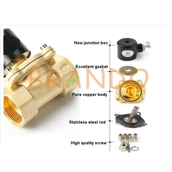 3/4'' Threaded 2W200-20 Water Solenoid Diaphragm Valve DC12V DC24V