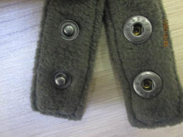 Cute fleece ear flap/hat for boys--with shu velveteen inside--warmer in outside/winter