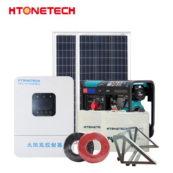 OEM PV Solar Power Systems Off Grid Wind Solar System 5KWH 10KWH 15KWH 59KWH
