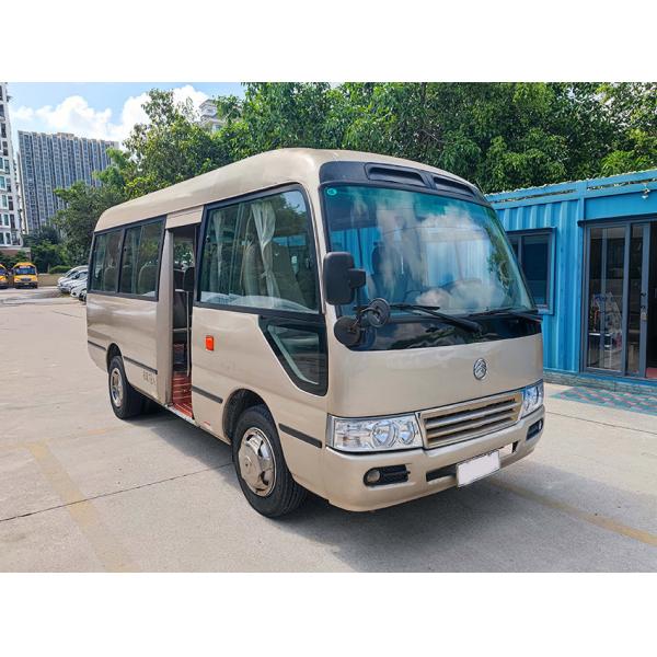 Золотой дракон использованные небольшие фургоны 19 мест Евро 4 LHD AC с ручной коробкой передач