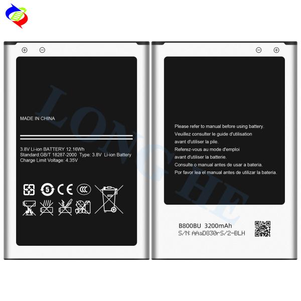 Mobile Phone Battery for samsung Note 3 Battery N9000 B800bu