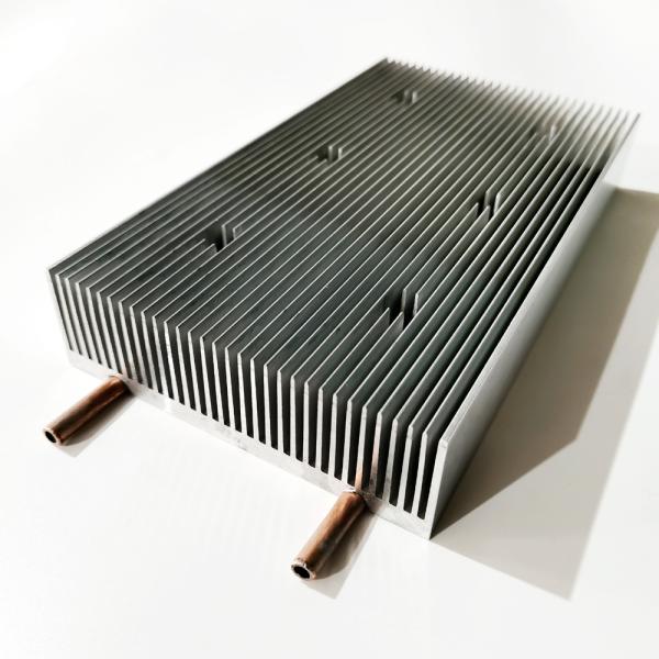 AL6063 T5 Water Radiator Heat Sink Anticorrosive Black Anodizing