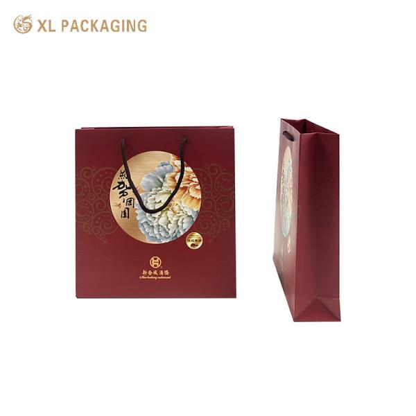 Premium Custom Paper Bags with Black Handles – Eco-Friendly & Matte Lamination for Hotels and Retail