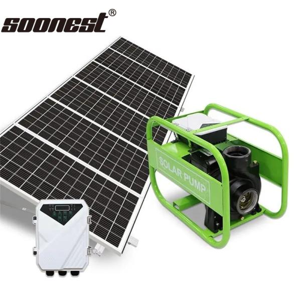 Soonest Solar Solar System Solar Pump Inverter Solar Power 12V Dc Water Pump Deep Well Submersible Solar Water Pump