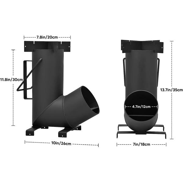 Большая топливная камера портативная кемпинговая плита для 3-5 человек Железный металл для приготовления пищи на открытом воздухе