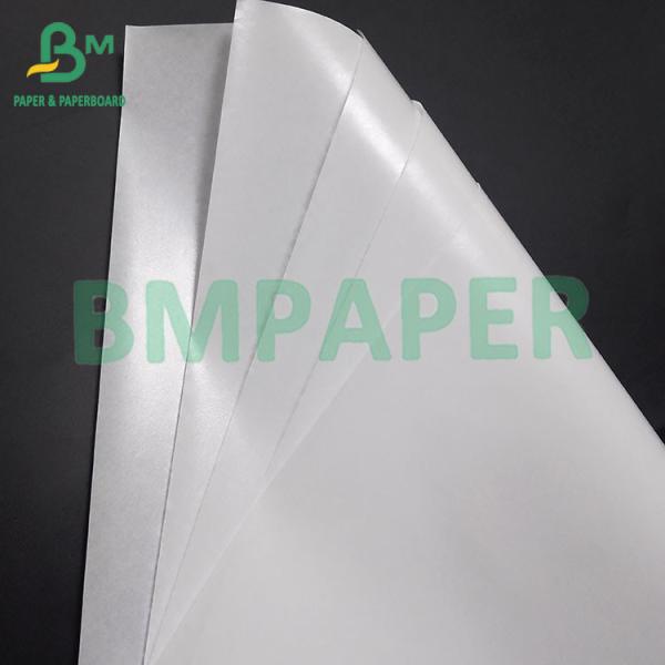 30gsm 60gsm Food Grade Single Side Glossy White Kraft Paper For Packaging Products