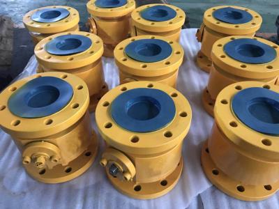 Forged Two Pieces Floating Ball Valve Compact Structure Long Service Life