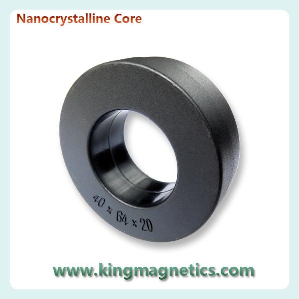 Low remanence nanocrystalline transformer core