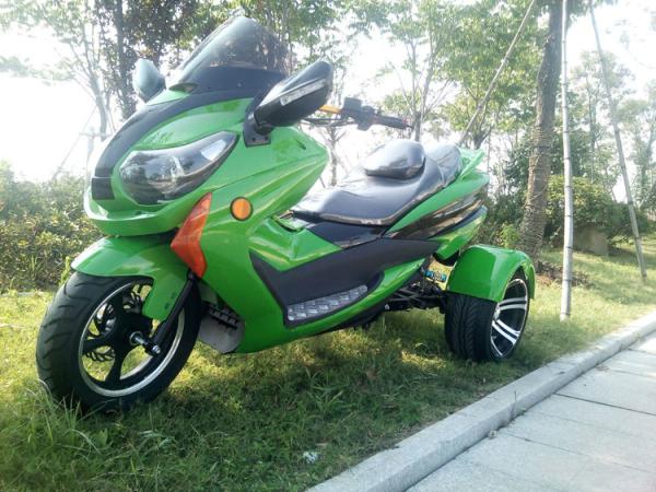 1000w Electric Moped Bike 3 Wheel Scooter Motorcycle With Brushless Motor