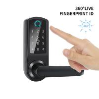 contraseña dinámica electrónica de la cerradura de puerta de 4xAA Wifi con el acumulador alcalino