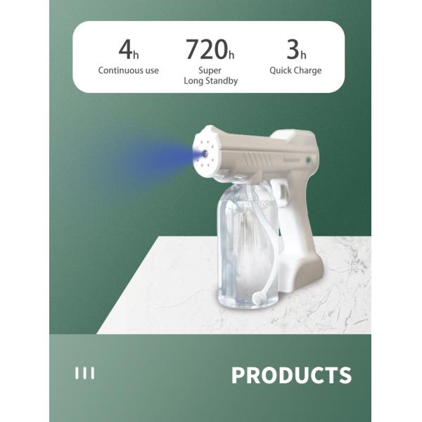 Nano голубое светлое оружие брызг обеззараживанием технологии обеззараживанием с большой емкостью